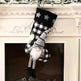 Red And Black Plaid Hanging Feet Stockings Christmas - EX-STOCK CANADA