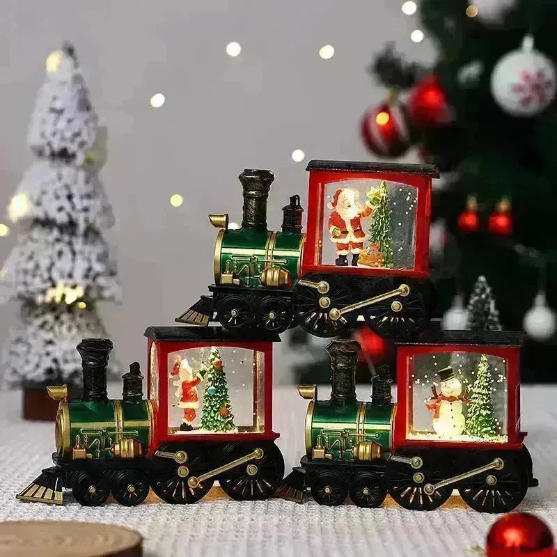 Christmas Gift Train Decoration Small Night Lamp - EX-STOCK CANADA