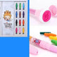 12 Color Bubble Crayon Painting Graffiti Seal for Children - EX-STOCK Canada