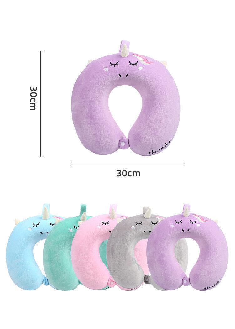 U-shaped Pillow Slow Rebound Memory Foam Neck Pillow Car Travel Afternoon Nap Pillow 