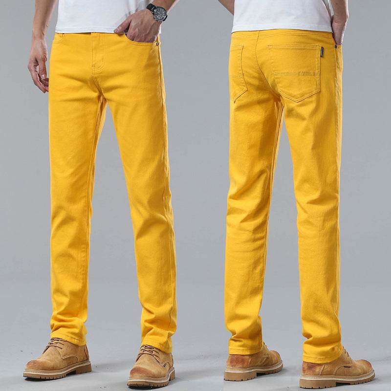 Men Fashion Brands Stretch Slim Fit Skinny Denim Pants jeans Trouser - EX-STOCK Canada