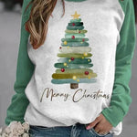 Christmas Tree 3D Digital Printing Women's Pullover Sweatshirt - EX-STOCK Canada