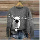 3D Printed Christmas Round Neck Sweater - EX-STOCK CANADA