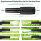 Metal Garden Hose, 100ft Stainless Steel Flexible Water Hose With 10 Adjustable Patterns Spray Nozzle, Heavy Duty Water Pipe , Kink Free , 2 Nozzles - EX-STOCK CANADA