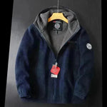 Men Winter Plus Size Men's Brushed Fleece Quarter Zipper Hoodie Sweatshirt Pullover - EX-STOCK CANADA
