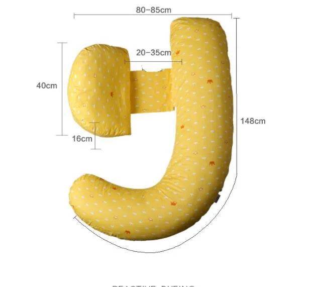 Multifunctional Pregnant Women Pillow Waist Protector Side Sleeping F Type Pillow - EX-STOCK Canada