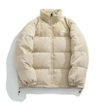 Men's Winter Corduroy Stitching Embroidery Cotton-padded Winter Coat - EX-STOCK Canada