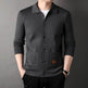 Cardigan Men's Knitted Turn-down Collar Coat Thin Loose Sweater - EX-STOCK Canada