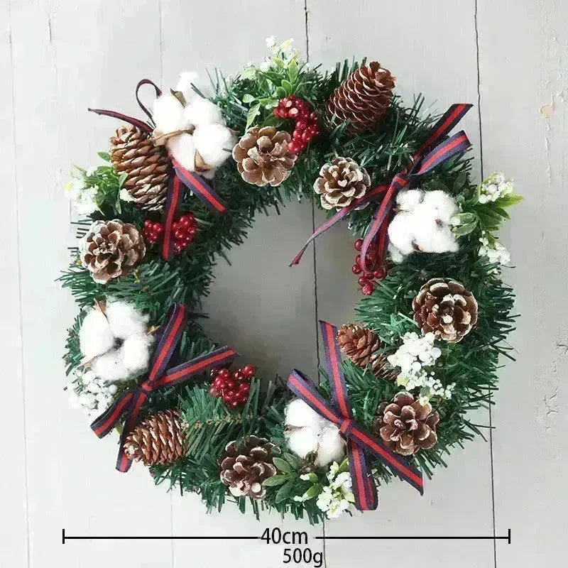 30cm 40cm Christmas Wreath Ornaments Christmas Wreath - EX-STOCK CANADA