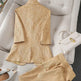 Half Sleeve Blazer And Pant Suit Ladies Women Female Jacket pant suit for women - EX-STOCK CANADA