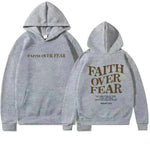 New Hoodie Faith Fear Men's And Women's Printed Sweatshirt - EX-STOCK CANADA