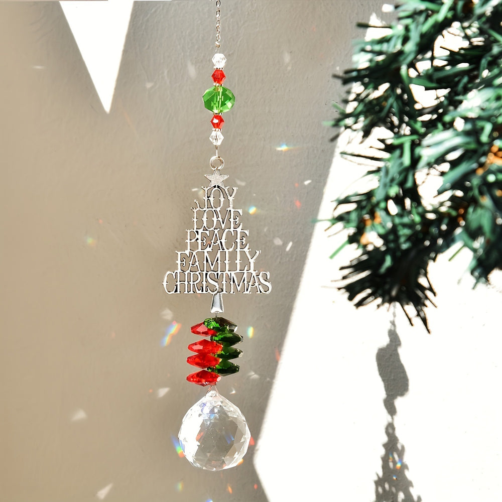 Christmas Sun Catcher Crystal Christmas Tree Pendant EX-STOCK Canada 