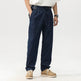 Blue Denim Straight High Waist Jeans pant For Men - EX-STOCK Canada