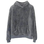 Men Winter New Double-sided Velvet Fleece Pocket Hoodie Sweatshirt Pullover - EX-STOCK CANADA