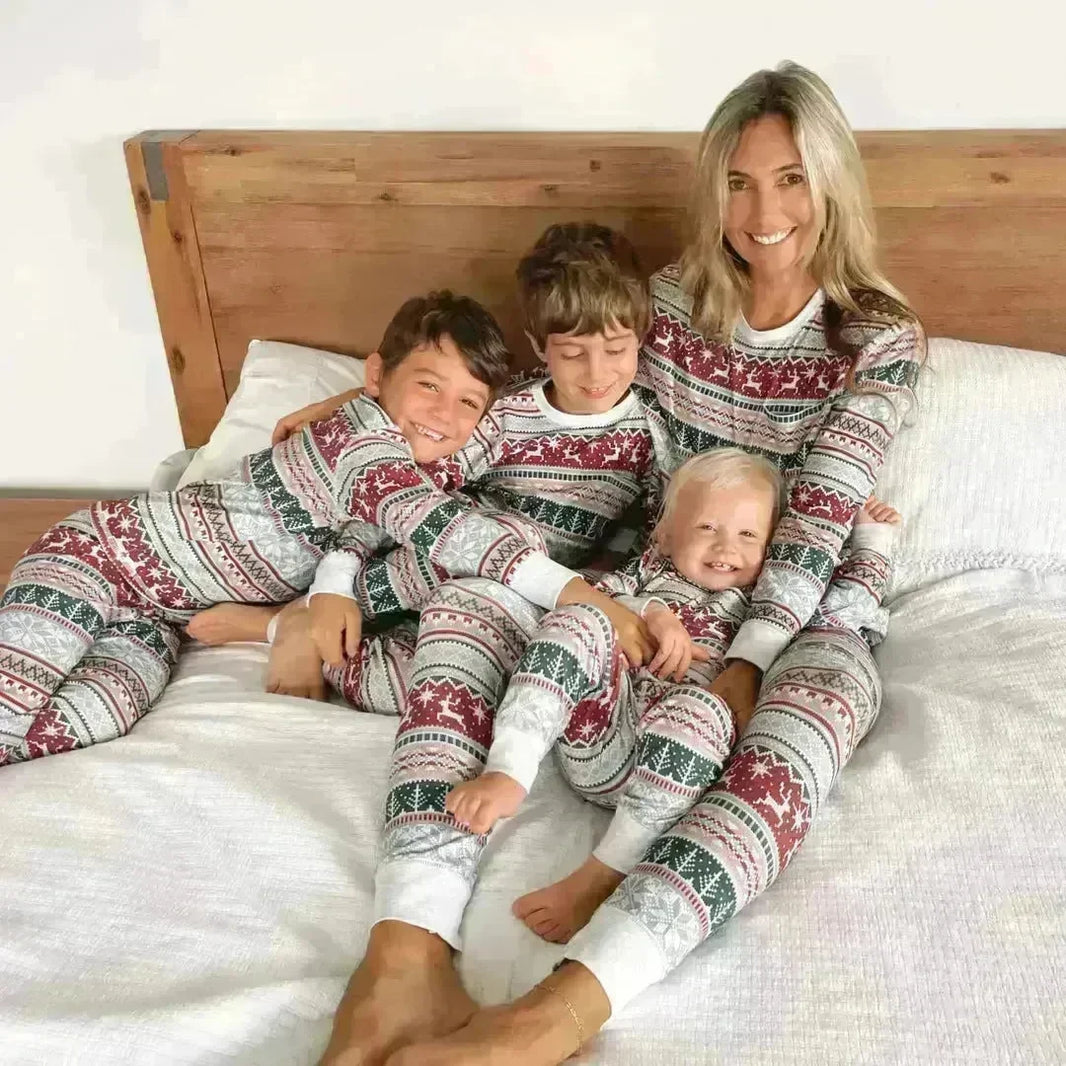 European And American Christmas Homewear Family Set Pajamas - EX-STOCK CANADA
