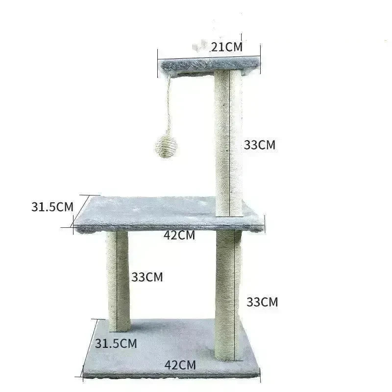 Cat Climbing Frame Litter Tree Integrated Grab - EX-STOCK CANADA