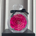 Eternal Flower Ornaments Transparent Cover Dried Rose Gift Box For Christmas New Year Valentine's Day Home Decor - EX-STOCK Canada
