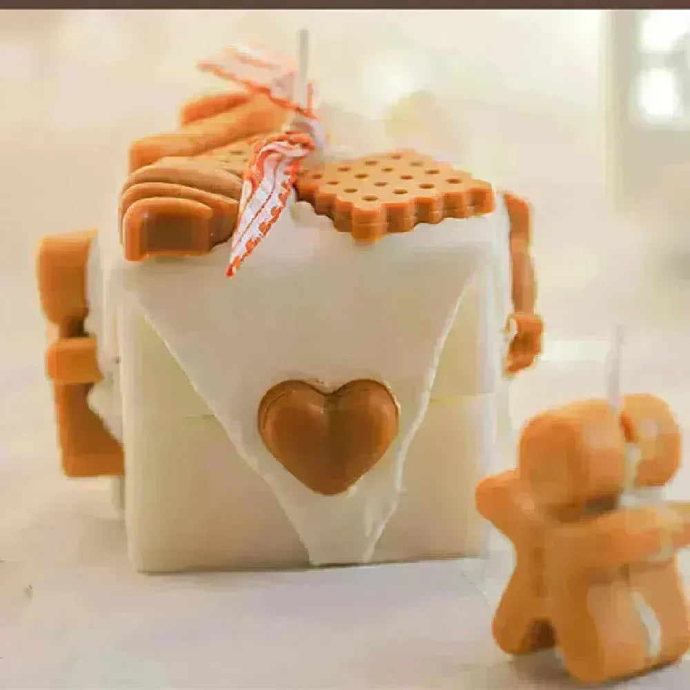 Homemade Gingerbread Man Christmas Scented Candles - EX-STOCK CANADA