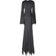 Black Costume Womens Gothic Witch Bat Sleeve Dress Halloween Cosplay Costumes Vintage Carnival Party Outfit - EX-STOCK Canada