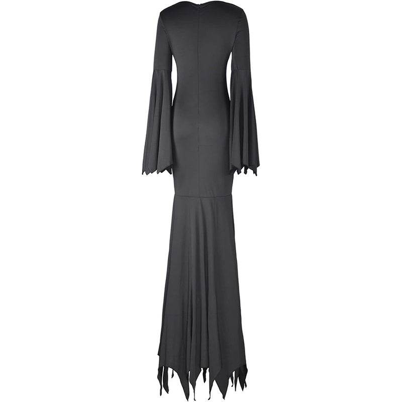 Black Costume Womens Gothic Witch Bat Sleeve Dress Halloween Cosplay Costumes Vintage Carnival Party Outfit - EX-STOCK Canada