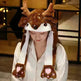 Novel Movable Christmas Hat Winter Cute Santa Claus Snowman Elk Hat - EX-STOCK CANADA