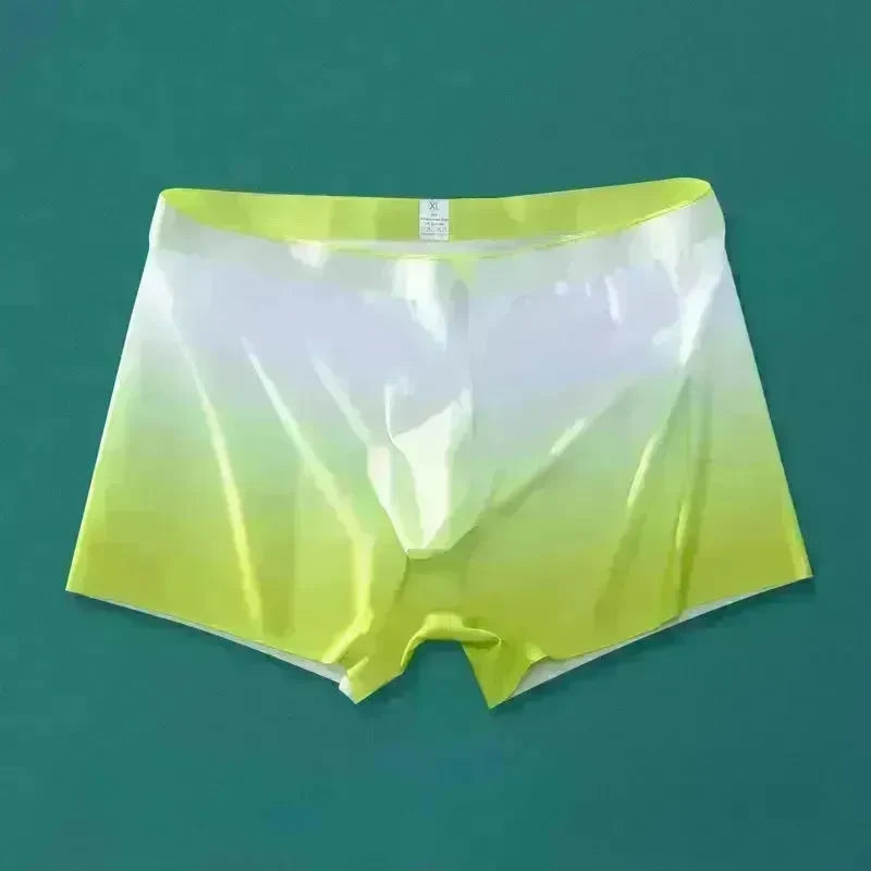 Ice Silk Men's Breathable Full Seamless Boxer Brief Pant underwear - EX-STOCK CANADA