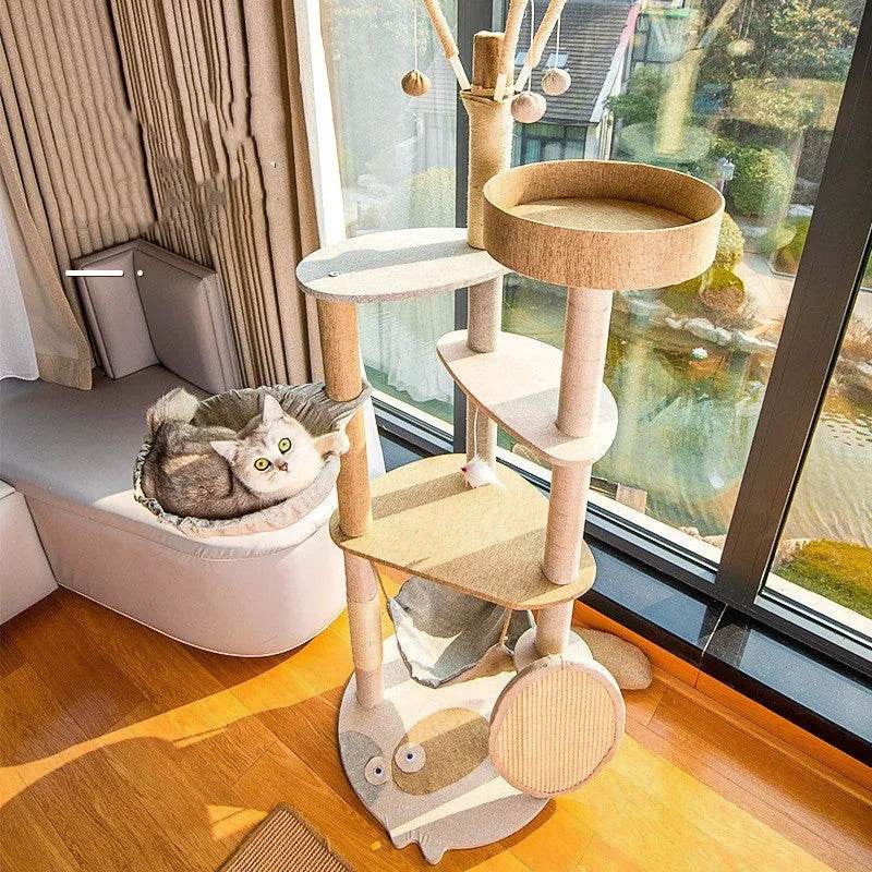 Cat Climbing Frame Large Integrated Shelf Cat Tree - EX-STOCK Canada