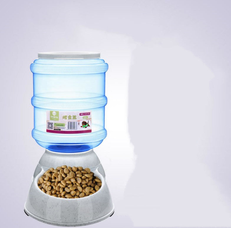 Cats Dogs Automatic Pet Feeder Drinking Water Fountains Large Capacity Plastic Pets Dog Food Bowl Water Dispenser EX-STOCK Canada 