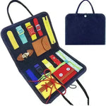 New Busy Book Children's Busy Board Dressing And Buttoning Learning Baby Early Education Preschool Sensory Learning Toy - EX-STOCK CANADA