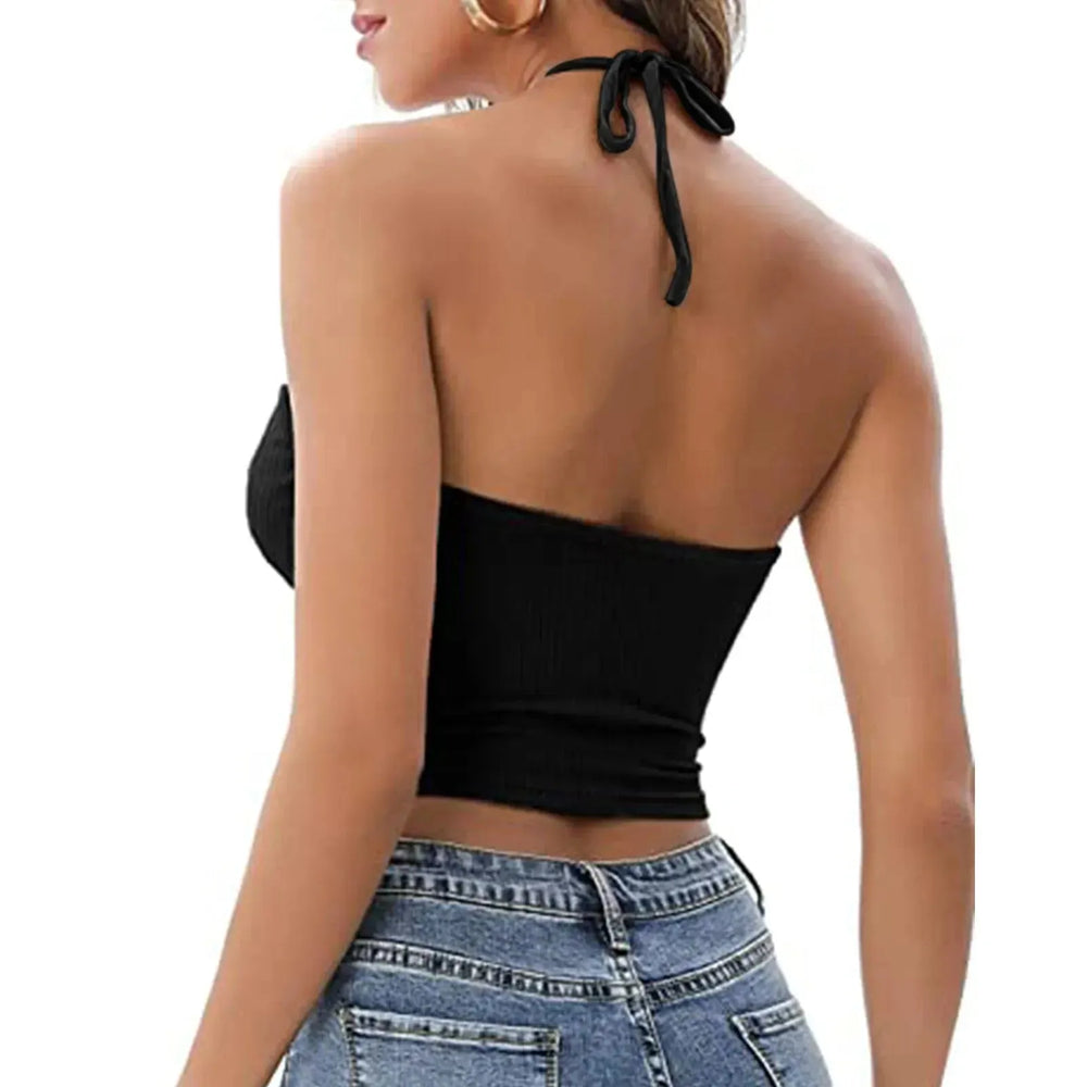 Summer Halter neck Tank top Vest women - EX-STOCK CANADA