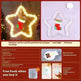 Christmas Pendant Decoration Christmas Atmosphere Led Lights Led Christmas Star Light Decoration For Window Door For Holiday - EX-STOCK CANADA