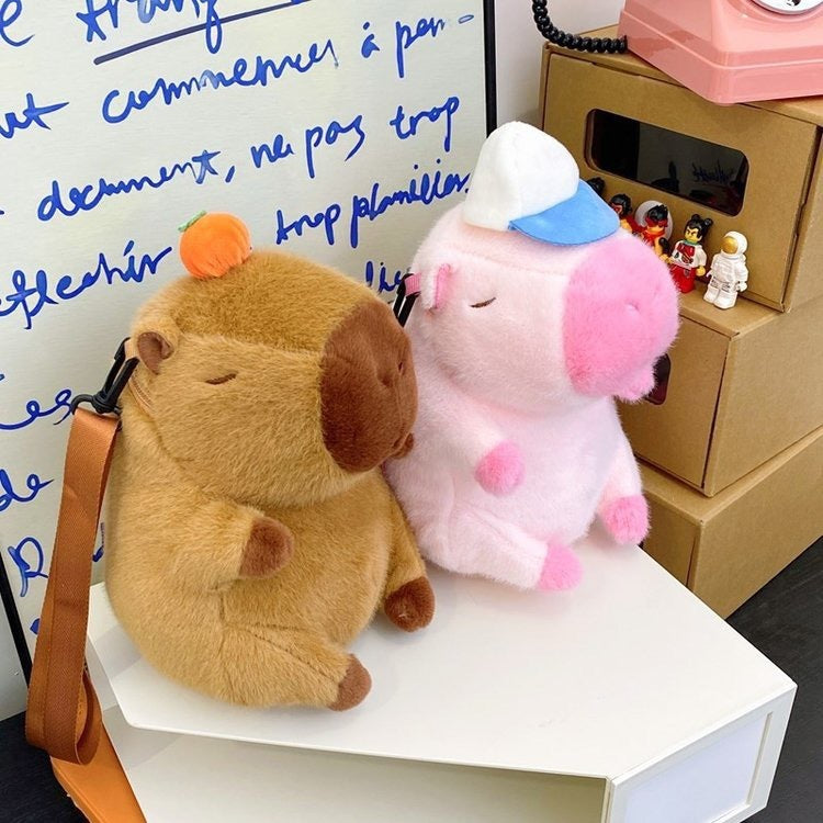 Cute Capybara Doll Bag Girl Student EX-STOCK