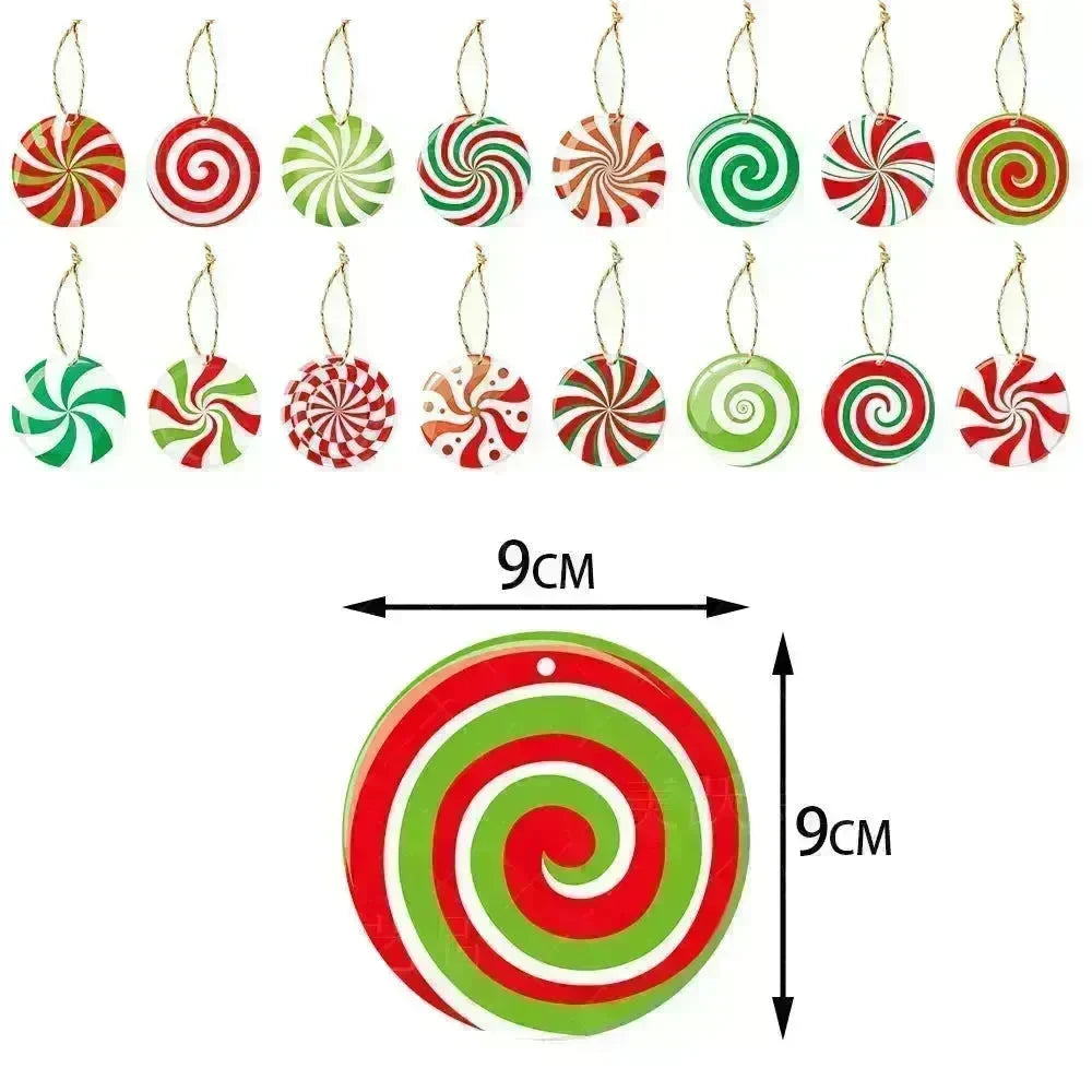 Christmas Party Christmas Tree Decorations Arrangement Candy Ornaments - EX-STOCK CANADA
