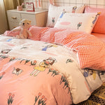 Four Piece Duvet Set Girl's Heart Ins Style EX-STOCK Canada 