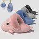 Winter Shark Slippers Detachable Warm Fuzzy Slippers Bedroom House Shoes Women - EX-STOCK Canada