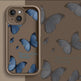 Blue Butterfly Printed Edging Drop-resistant Phone Case EX-STOCK Canada 