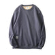 Fleece-lined Teens Oversized Winter cotton Pullover tops Round neck Sweatshirt - EX-STOCK Canada