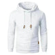 Men's Jacquard Sweatshirt Long-sleeved Hoodie Warm Color  Sports Pullover Top - EX-STOCK CANADA