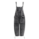Personality Street Tooling Style Overall Baggy Jeans Pant Women - EX-STOCK Canada