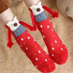 Christmas Stockings Autumn Winter Cotton Magnet Lodestone Hand Tube Socks - EX-STOCK CANADA