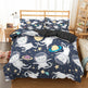 Cartoon Bedding Set Aerospace Astronaut Duvet Cover Quilt Cover Double Bed EX-STOCK Canada 