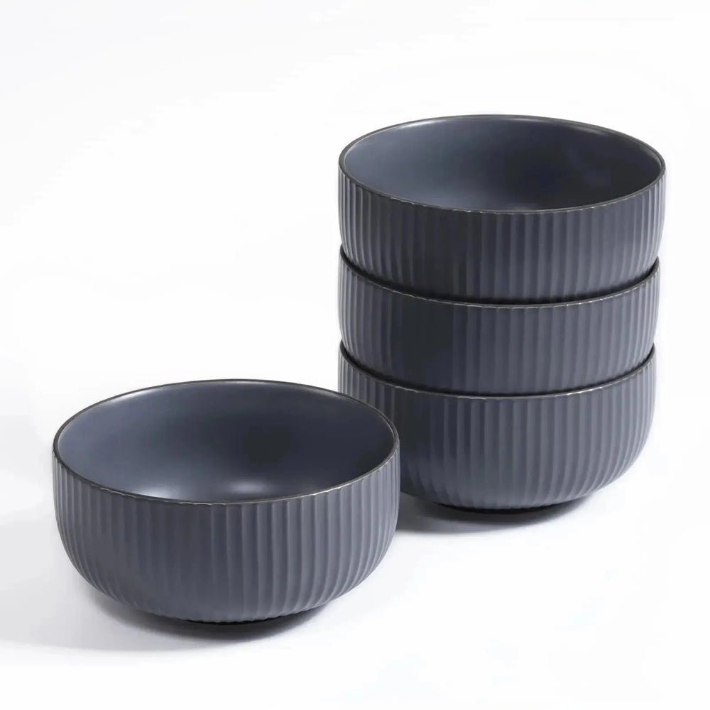 Ceramic Bowls For Kitchen, 46oz Bowl Set Of 4 For Cereal, Salad, Pasta, Soup, Dessert, Serving Dishwasher, Microwave And Oven Safe - EX-STOCK CANADA
