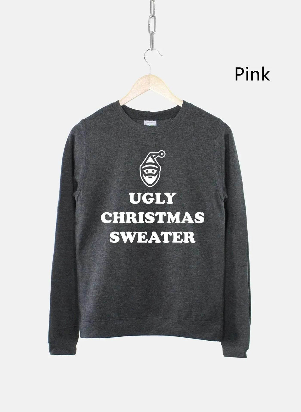Women's Ugly Christmas Sweater Sweatshirt Bah Humbug Funny - EX-STOCK Canada