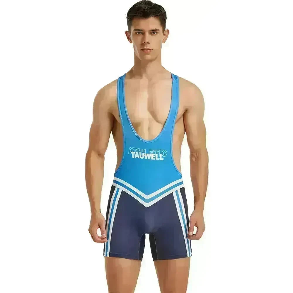 Men's Fitness Swimming Shark Pants Bodysuit Thong - EX-STOCK CANADA