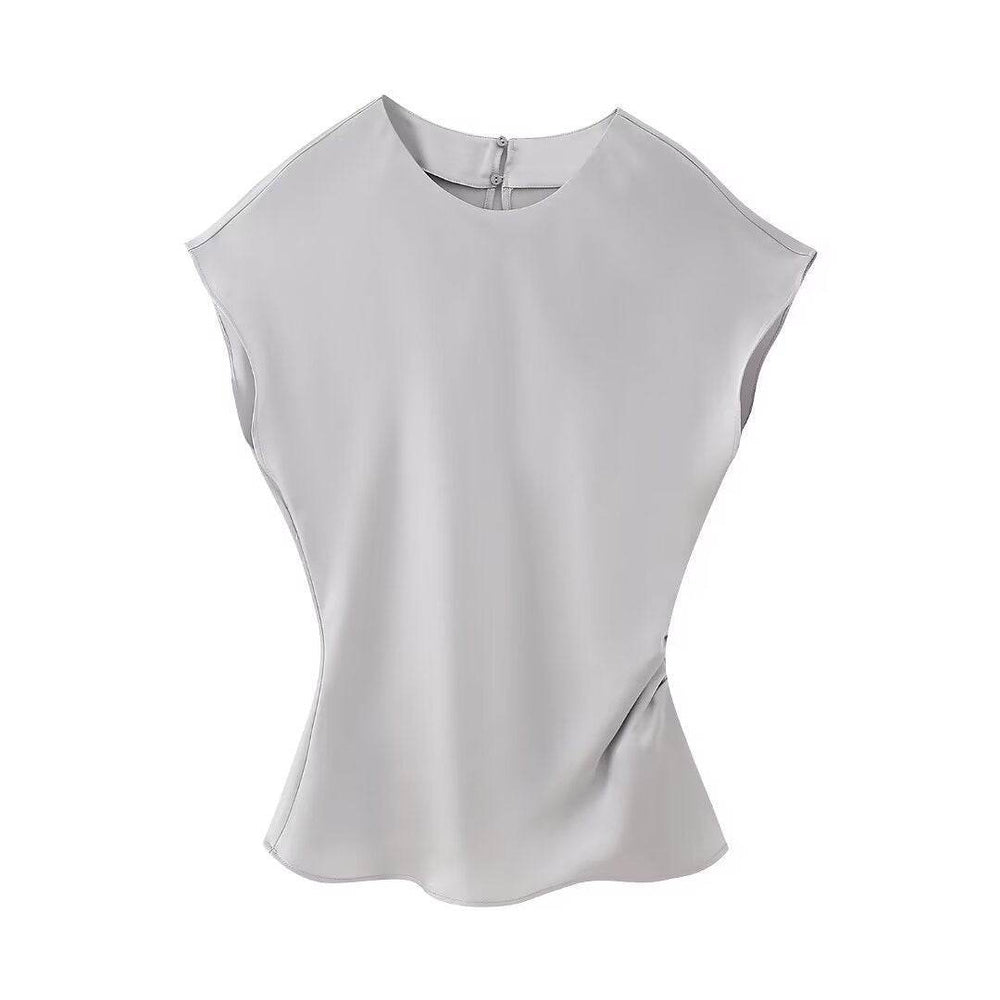 Women's Silk Satin Top Bow Tie Midi Dress - EX-STOCK Canada