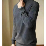 Pure Wool Thermal Slim Fit Turtleneck Sweater for Men