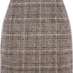 Women's High Waist Plaid Tight Pencil Wool Mini Skirt - EX-STOCK Canada