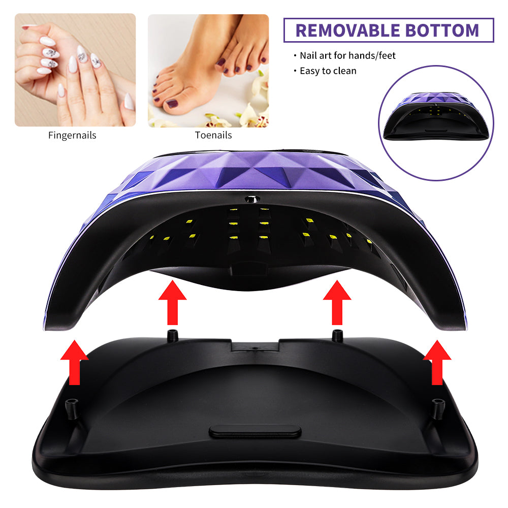 Nail Lamp, Nail Lamp Nail Dryer For All Gel Polish Fast Curing With 4 Timers Removable Base Large Space Automatic Nails Equipment EX-STOCK Canada 