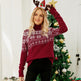 Red Christmas Sweater Long Sleeve EX-STOCK Canada 