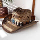 Summer Outdoor Ethnic Style Felt and Straw Cowboy Hat - EX-STOCK Canada
